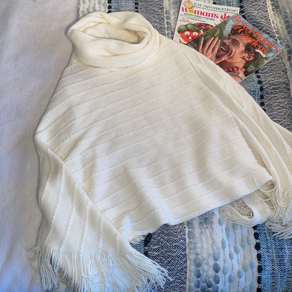 BCBG Maxazria Knit Poncho Sweater - Picture 6 of 6